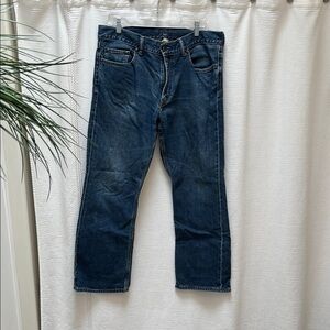 Banana Republic Blue Boot-Leg Jeans with Classic Fit
